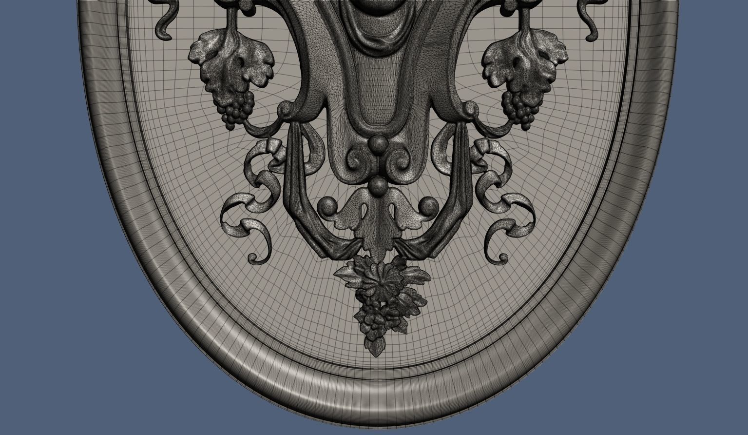 Reinassence decorative element 3D model_3