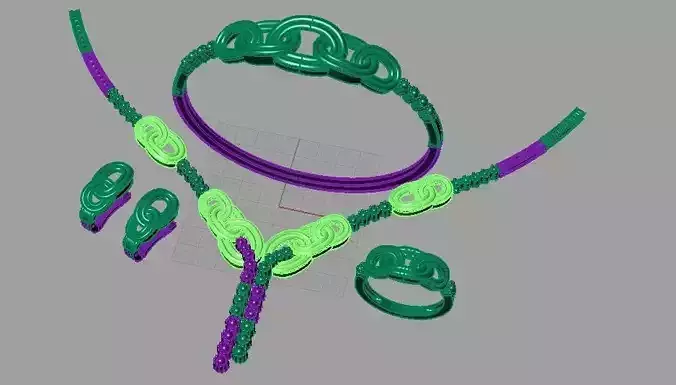 WOMEN TEAM SET 3D print model