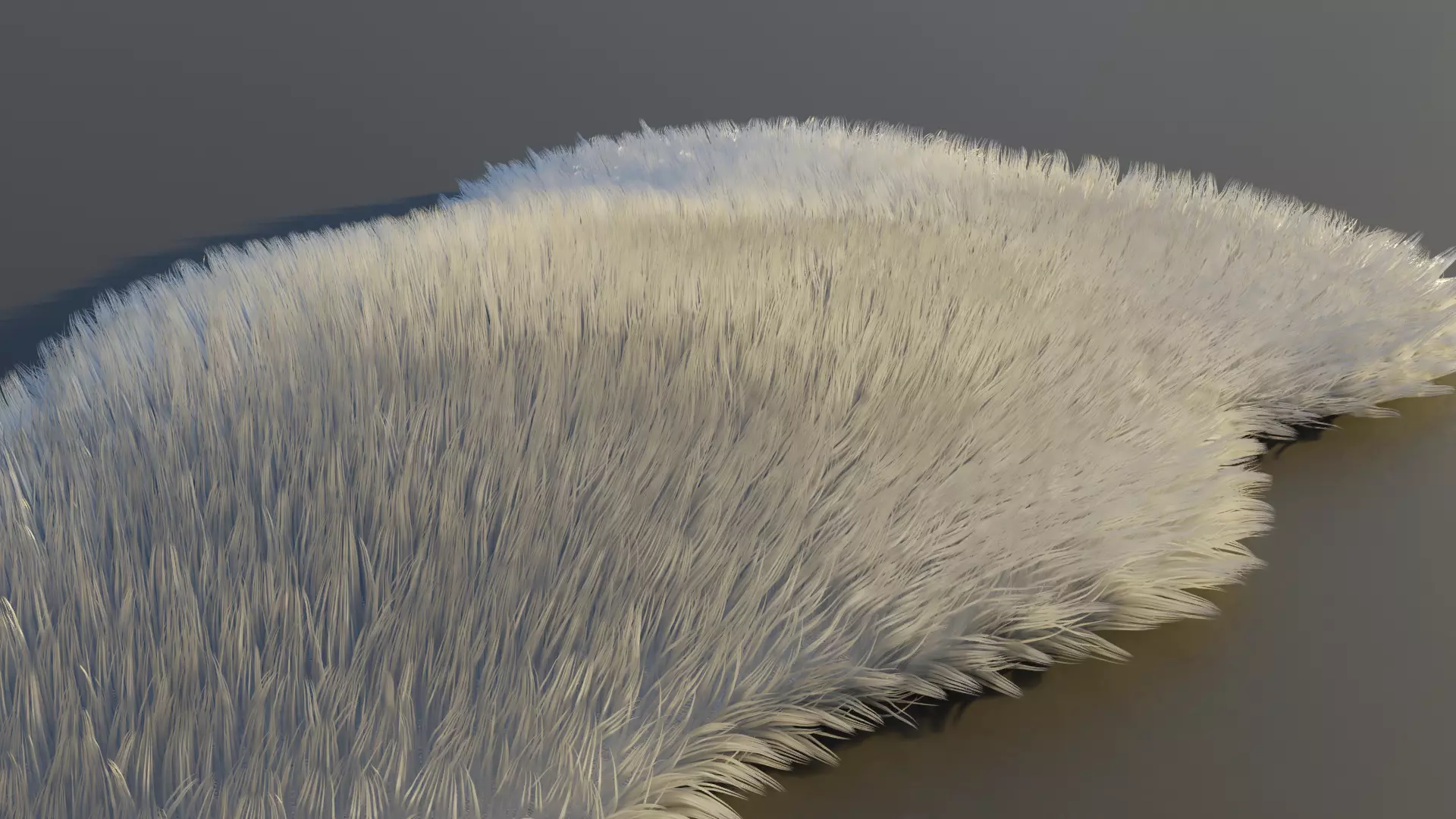 sheepskin rug Free 3D model