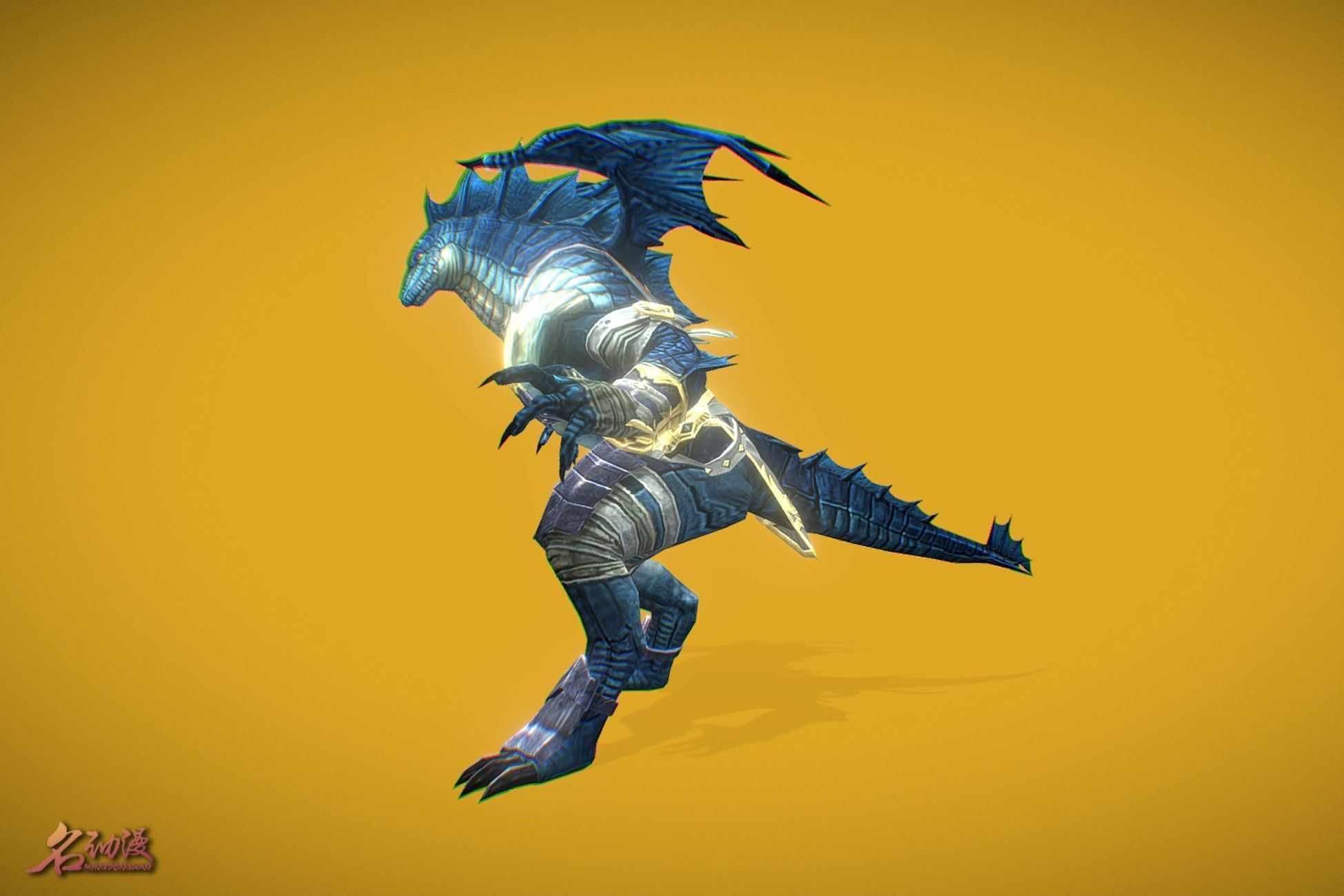 RPG Lizard Man 3 Low-poly 3D model_2