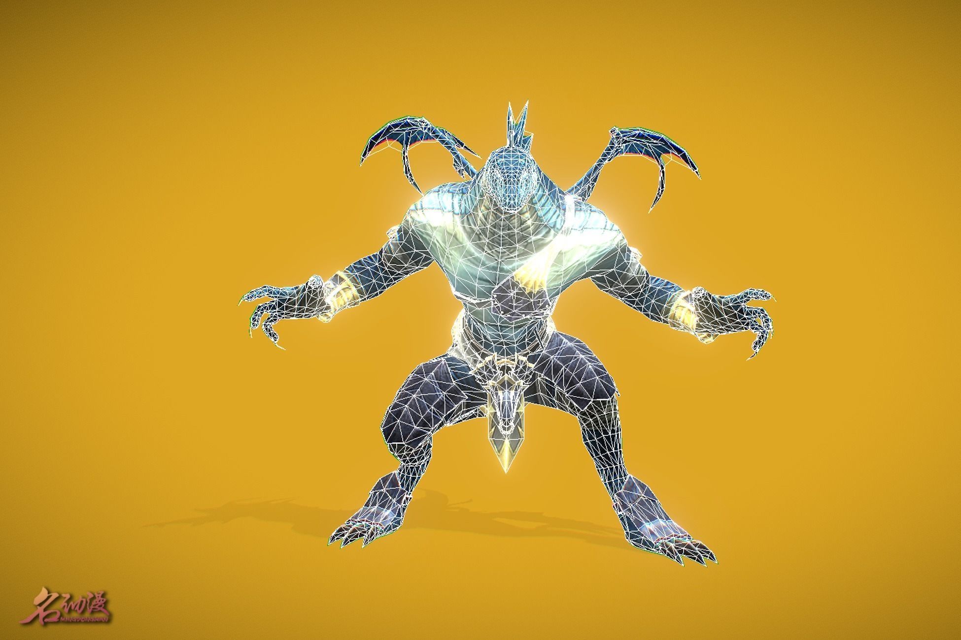 RPG Lizard Man 3 Low-poly 3D model_5