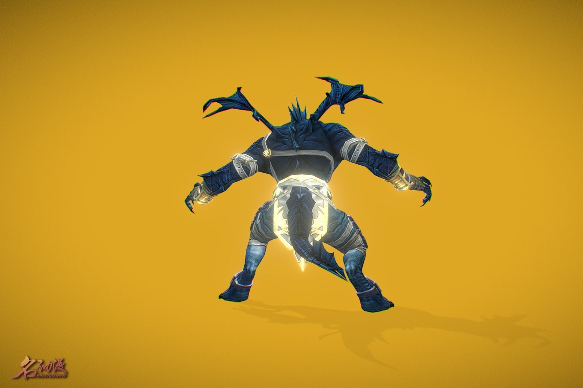 RPG Lizard Man 3 Low-poly 3D model_4