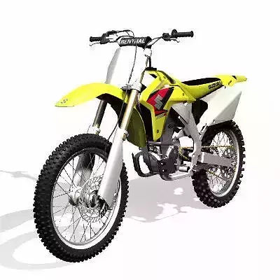 Suzuki RM-Z450 Dirt Bike 3D model