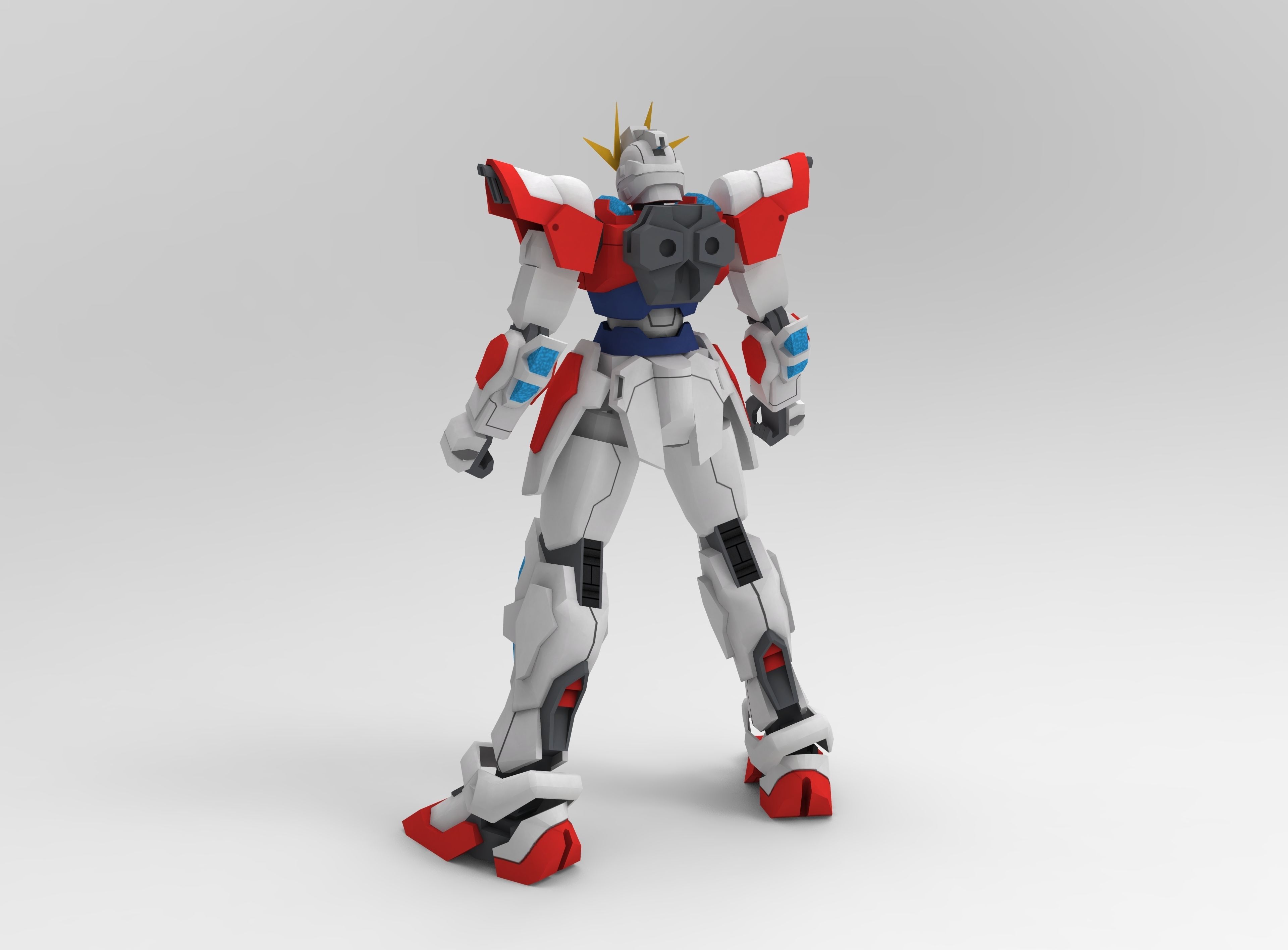 BURNING GUNDAM 3D model | CGTrader