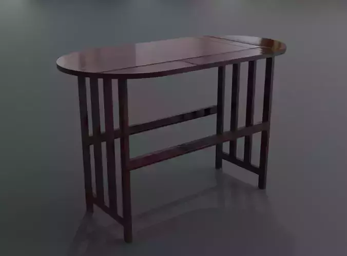 Drop Leaf Table 3D Model