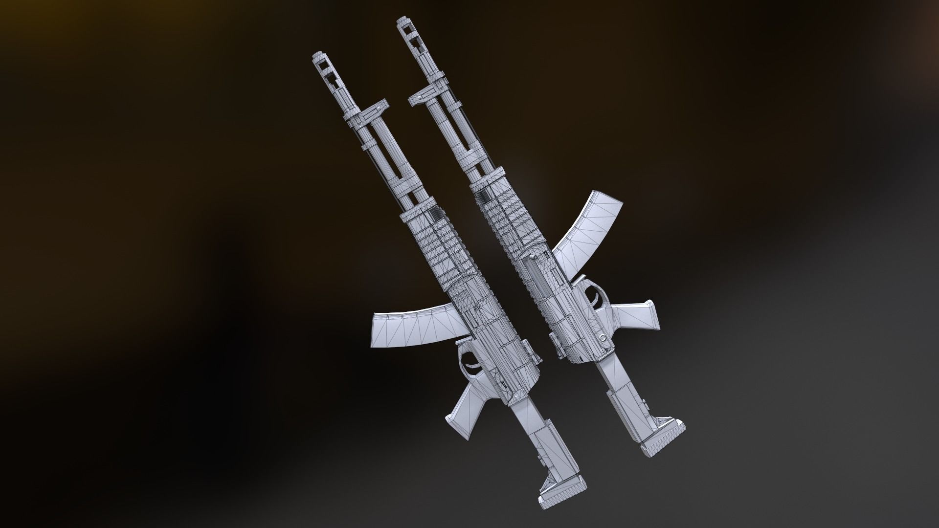 AEK-971 ak - rifle for gta 3D model_3