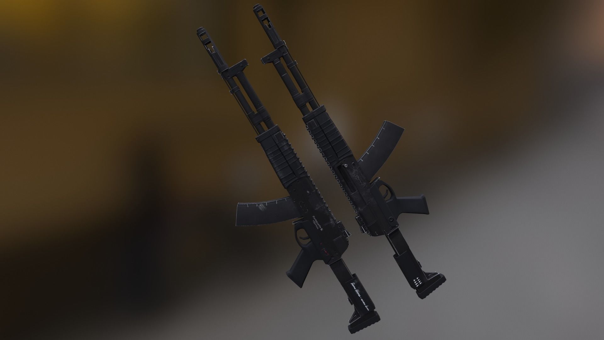 AEK-971 ak - rifle for gta 3D model_2