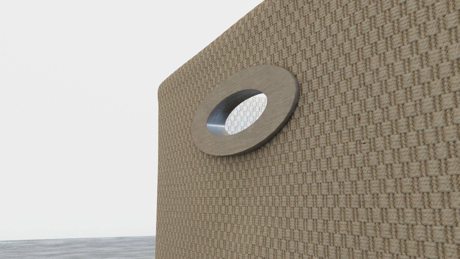 Canvas storage box 3D model_3