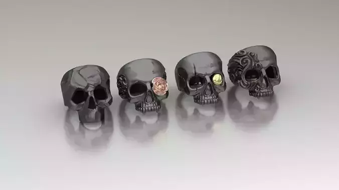 skull  ring 