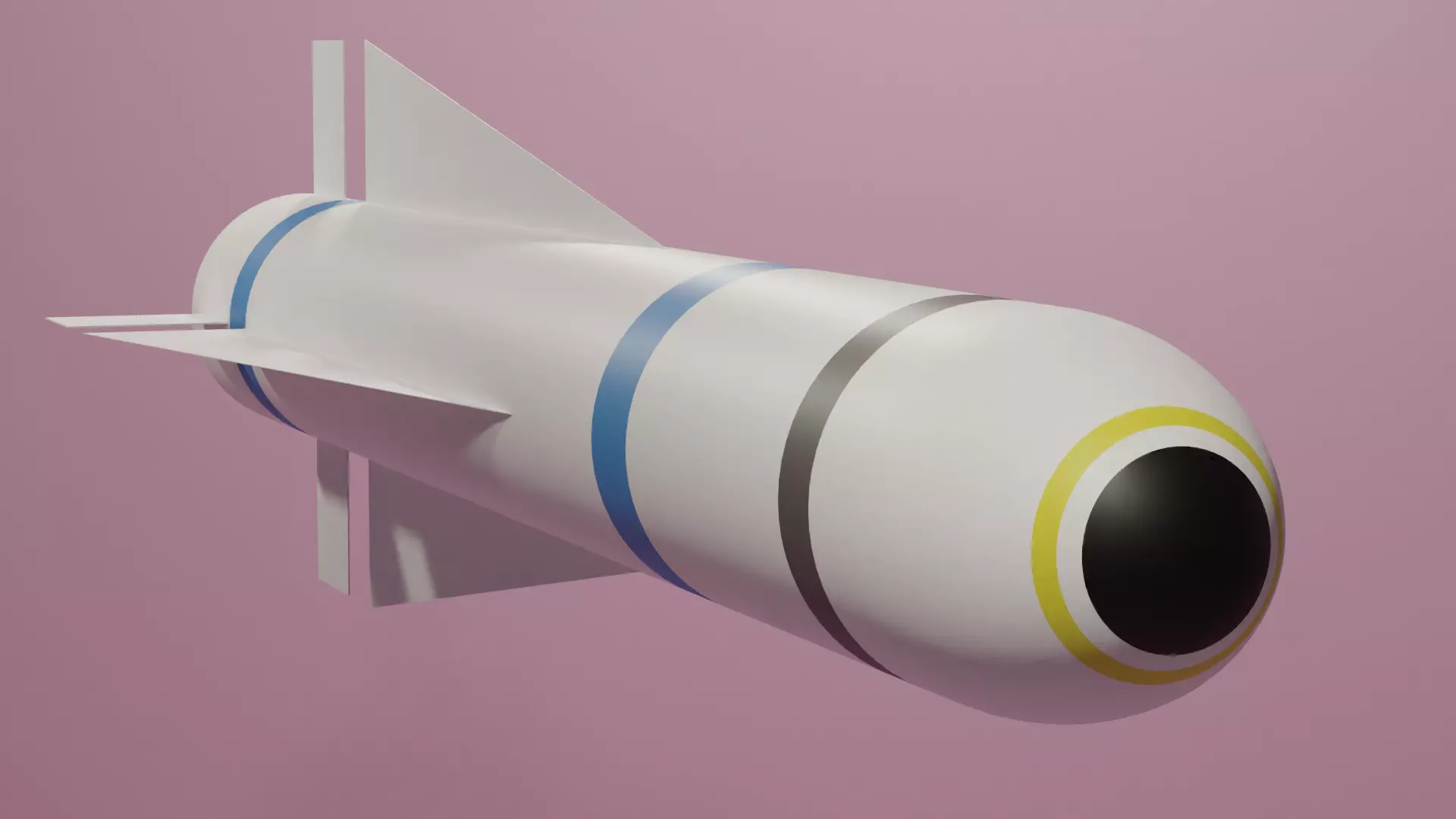 AGM-65 Maverick Missile Low-poly 3D model