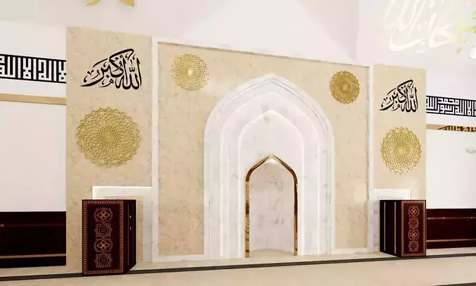mosque mehraab wall