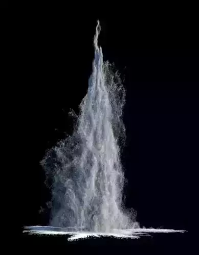 Houdini Power Asset - Waterbomb Impact Asset Tool 3D model