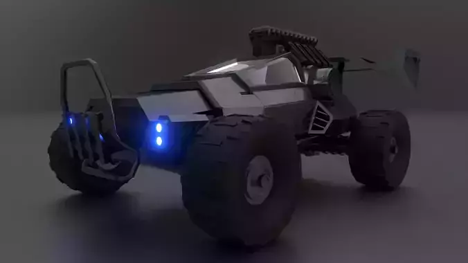 Sci fi offroad vehicle