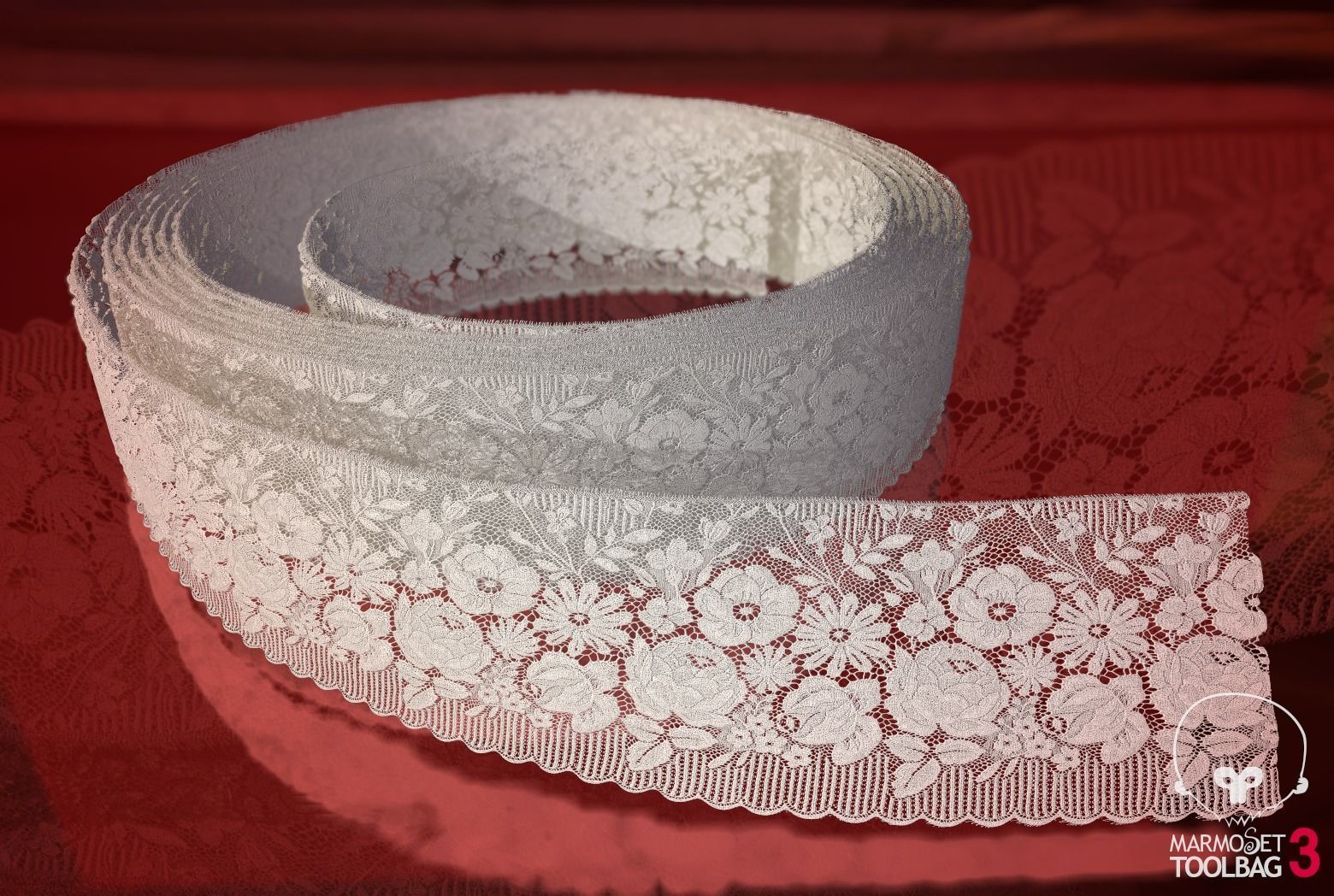 Fabric Vol 04 - Lace Trims PBR Texture_12
