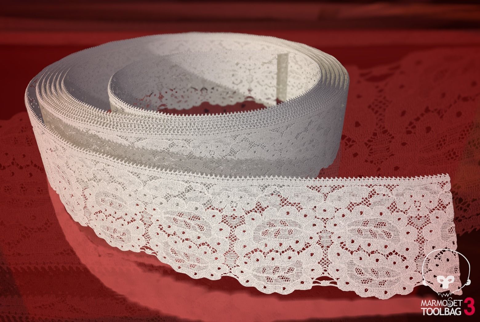 Fabric Vol 04 - Lace Trims PBR Texture_15
