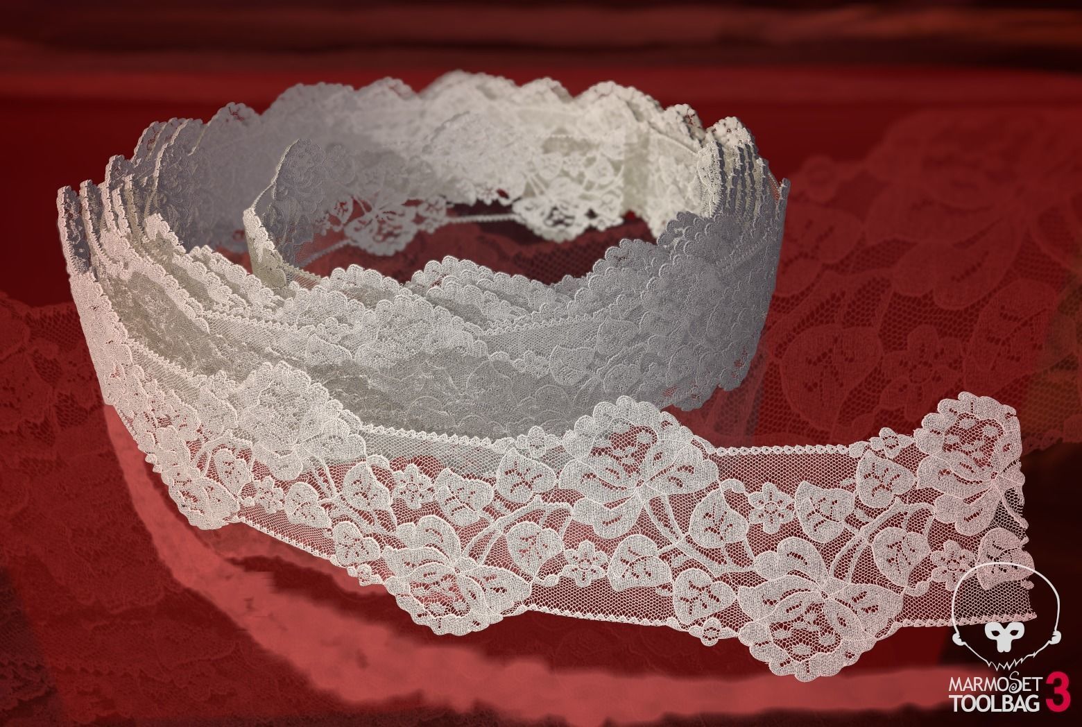 Fabric Vol 04 - Lace Trims PBR Texture_13