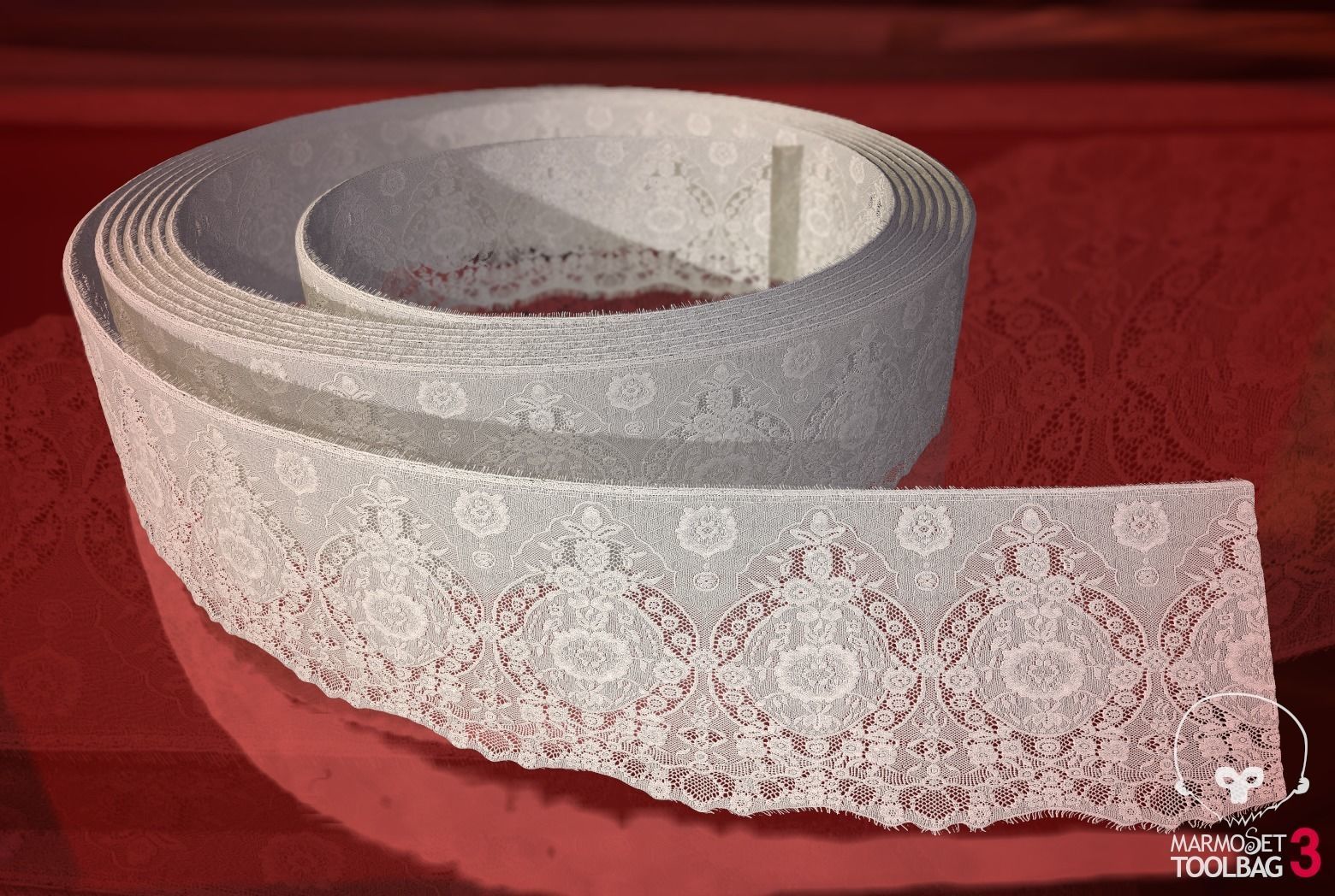 Fabric Vol 04 - Lace Trims PBR Texture_11