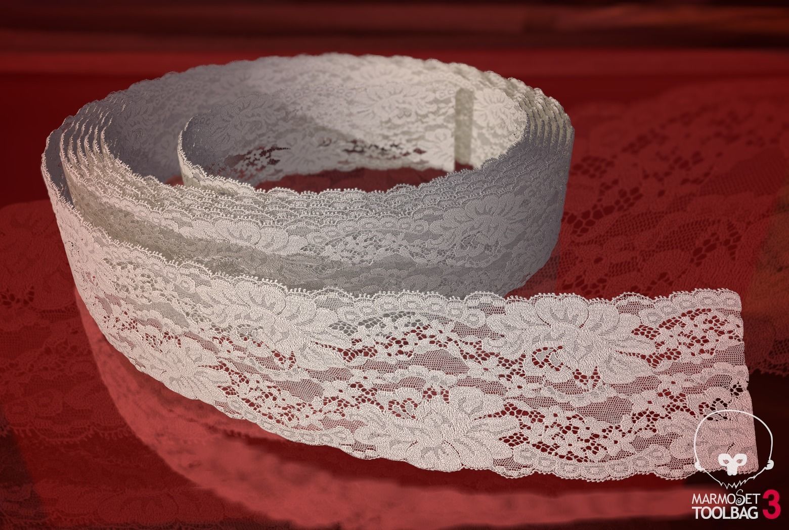 Fabric Vol 04 - Lace Trims PBR Texture_8