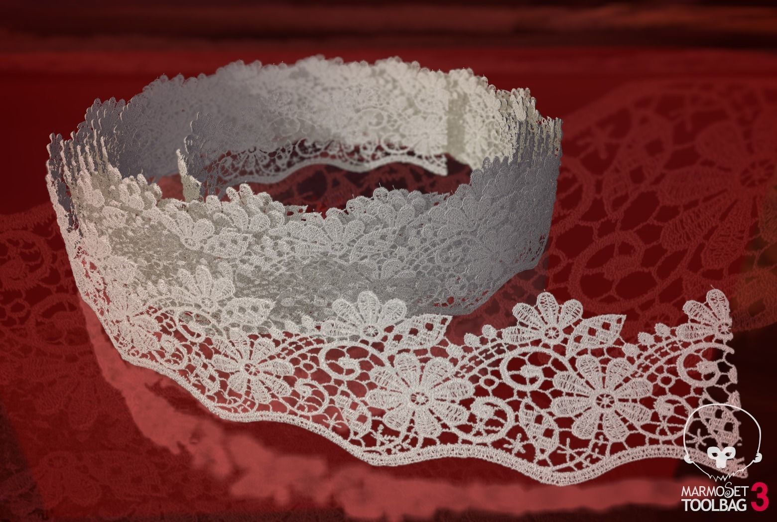Fabric Vol 04 - Lace Trims PBR Texture_5