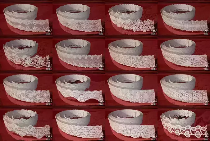 Fabric Vol 04 - Lace Trims PBR