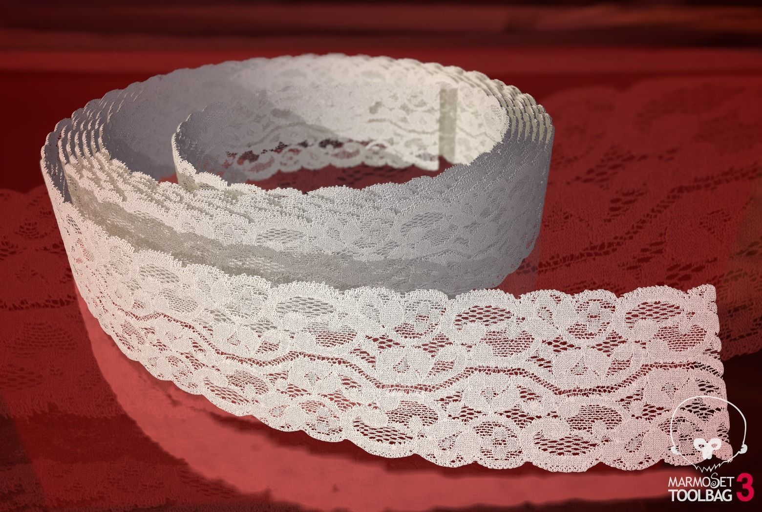 Fabric Vol 04 - Lace Trims PBR Texture_14