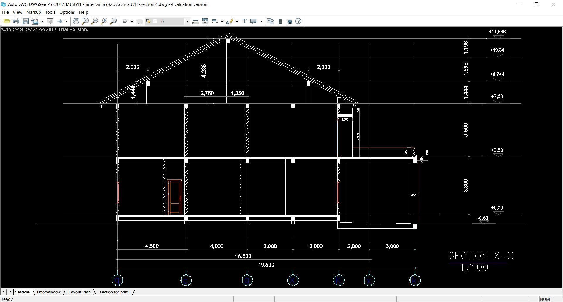 Villa C3 - 2d dwg lumion render - without 3d 3D model_8