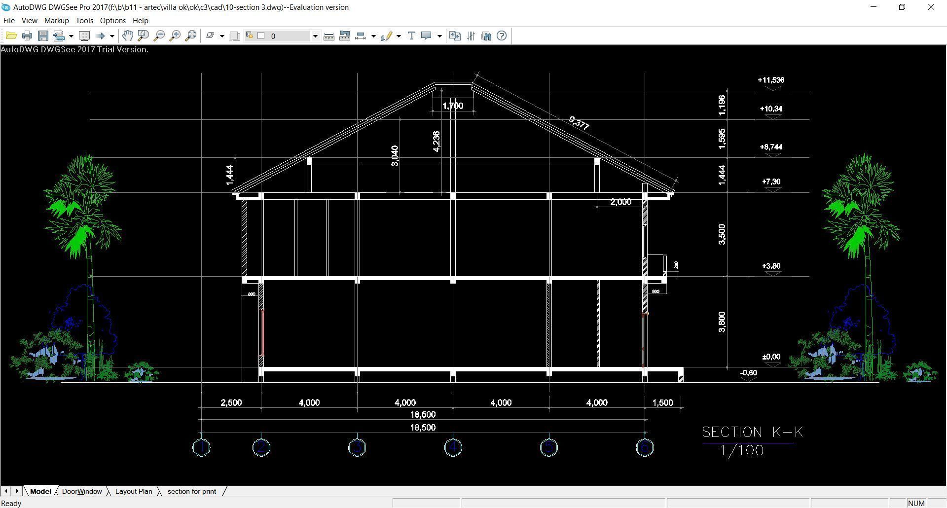 Villa C3 - 2d dwg lumion render - without 3d 3D model_7