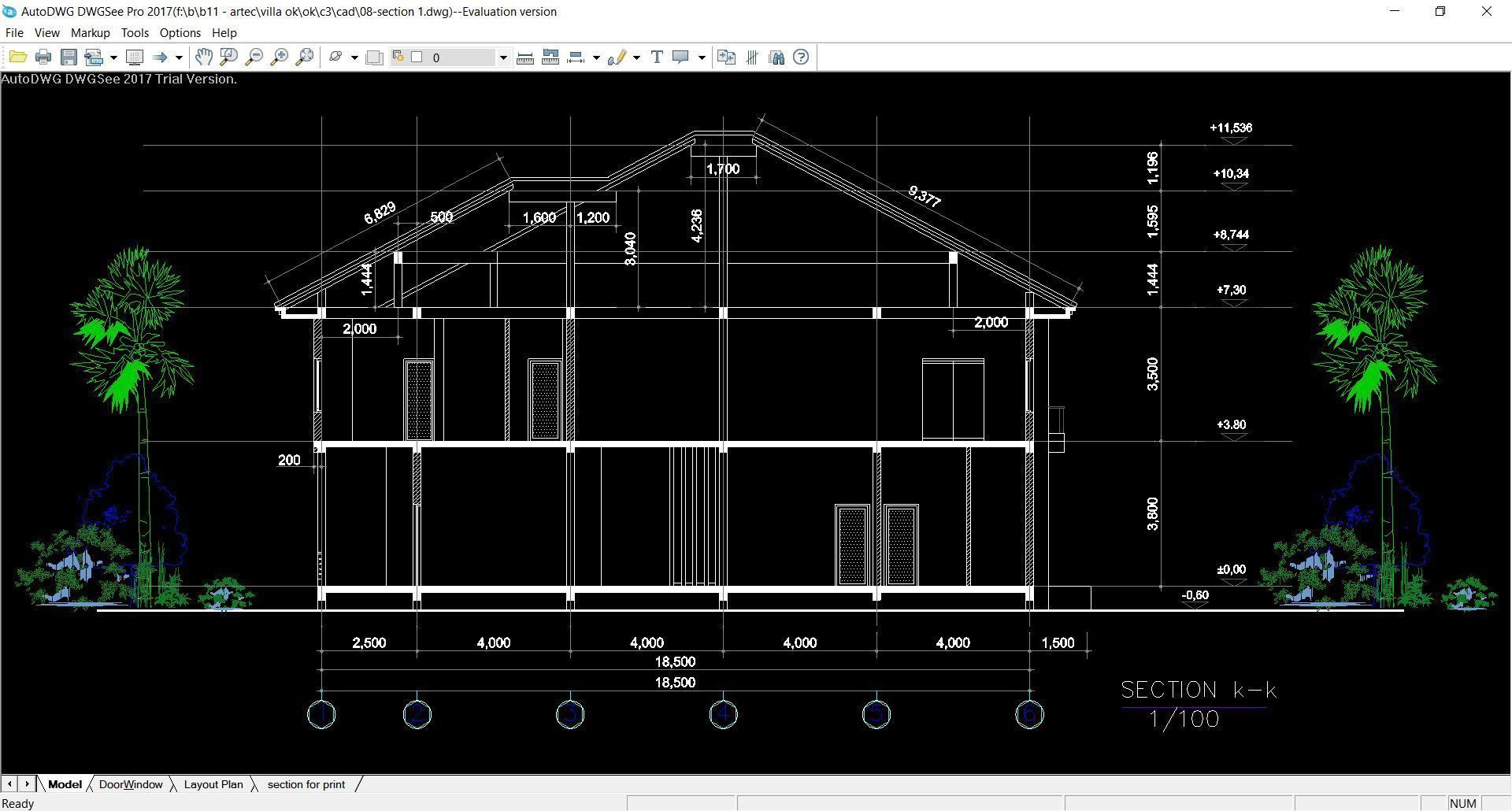 Villa C3 - 2d dwg lumion render - without 3d 3D model_23