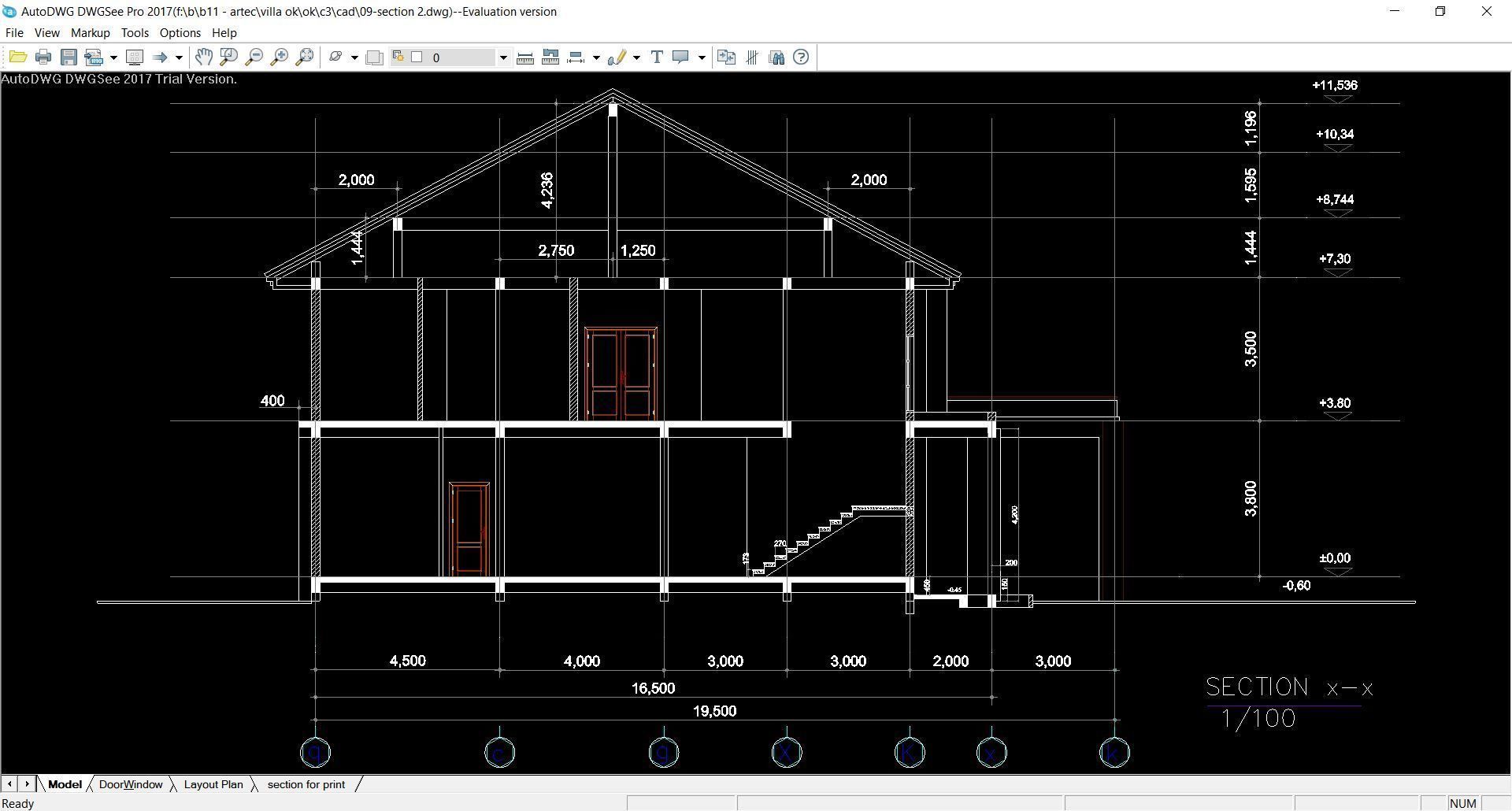 Villa C3 - 2d dwg lumion render - without 3d 3D model_24