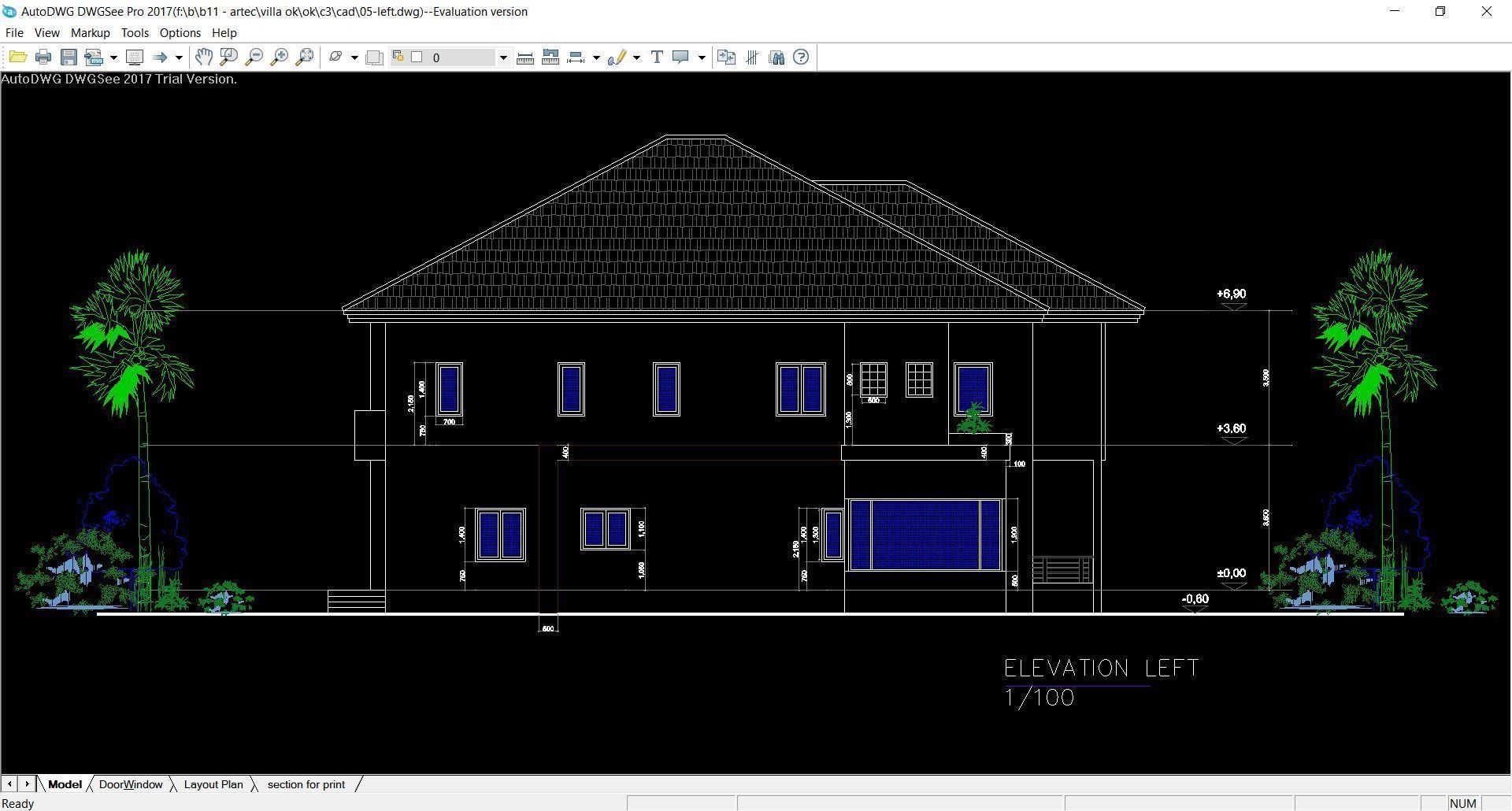 Villa C3 - 2d dwg lumion render - without 3d 3D model_18