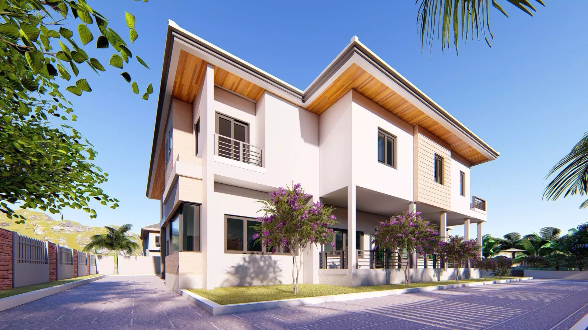 Villa C3 - 2d dwg lumion render - without 3d 3D model_0