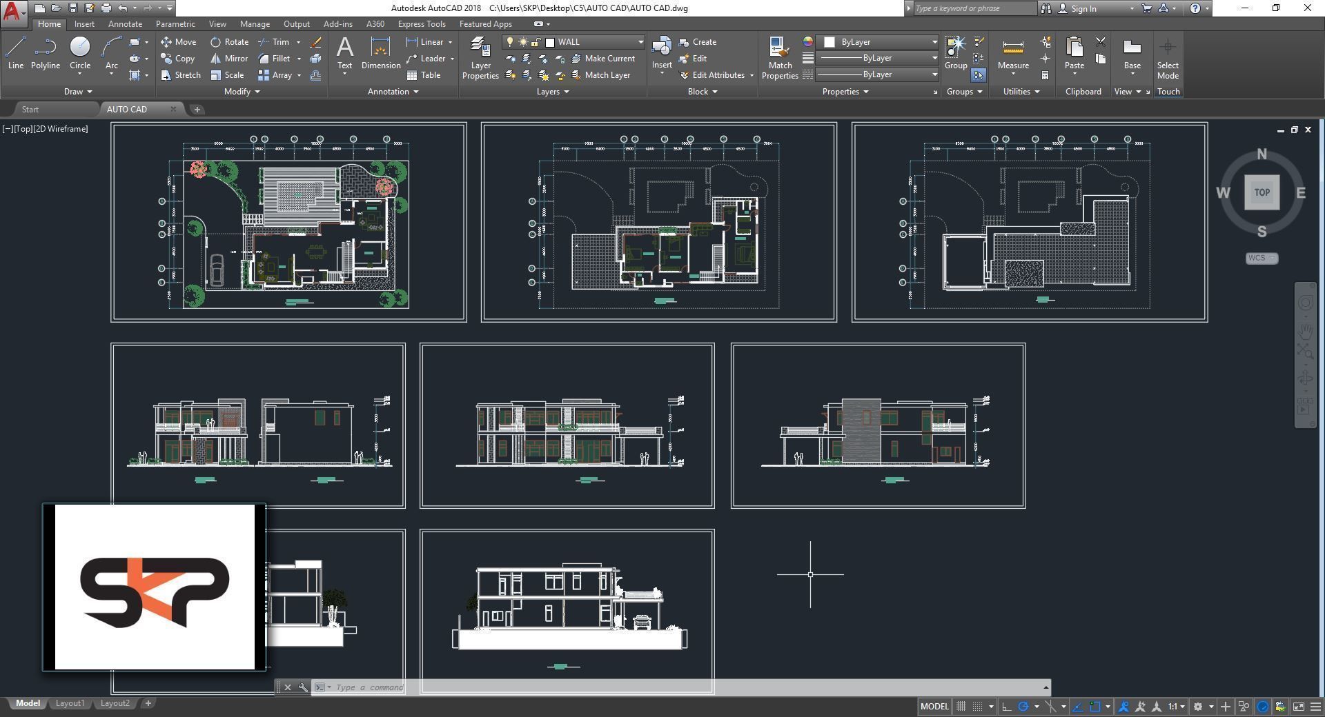 Villa C5 - Sketchup dwg lumion render picture 3D model_3