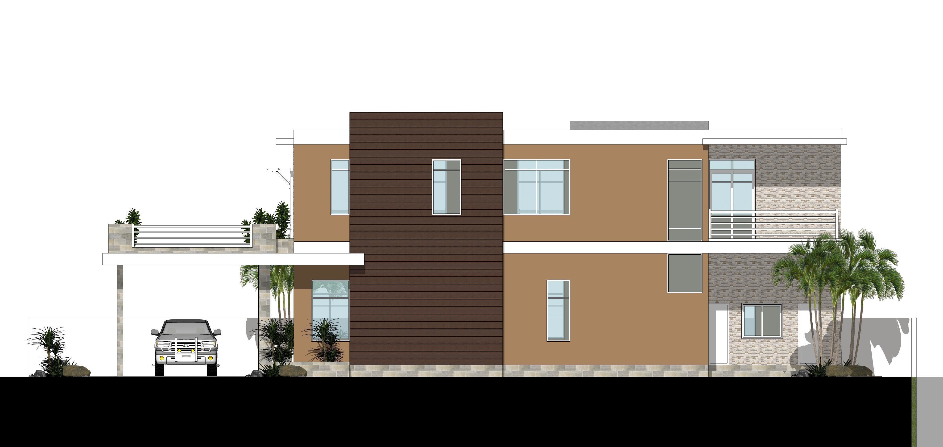 Villa C5 - Sketchup dwg lumion render picture 3D model_15