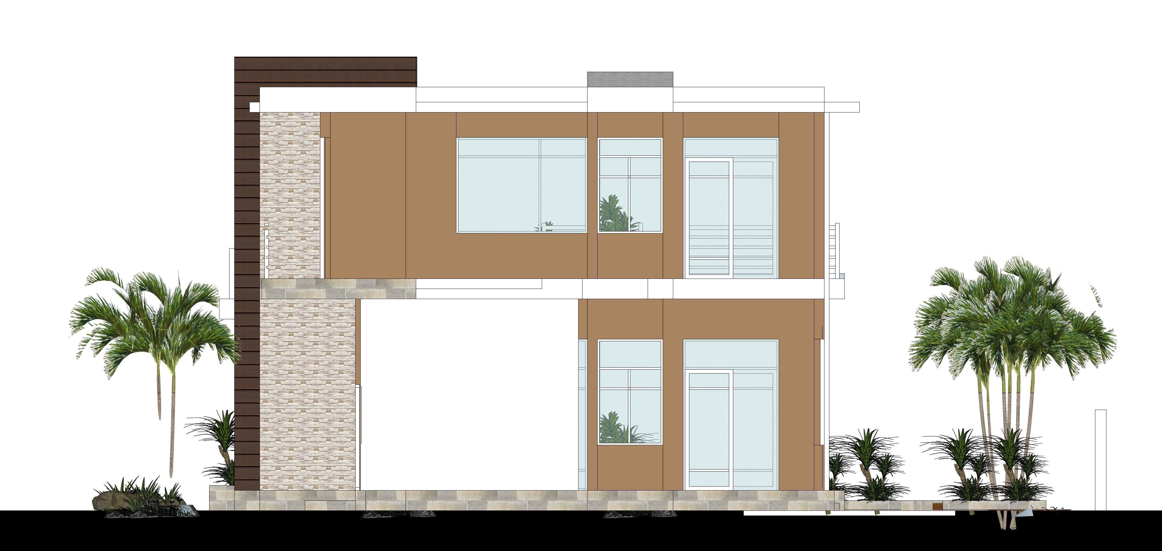 Villa C5 - Sketchup dwg lumion render picture 3D model_19