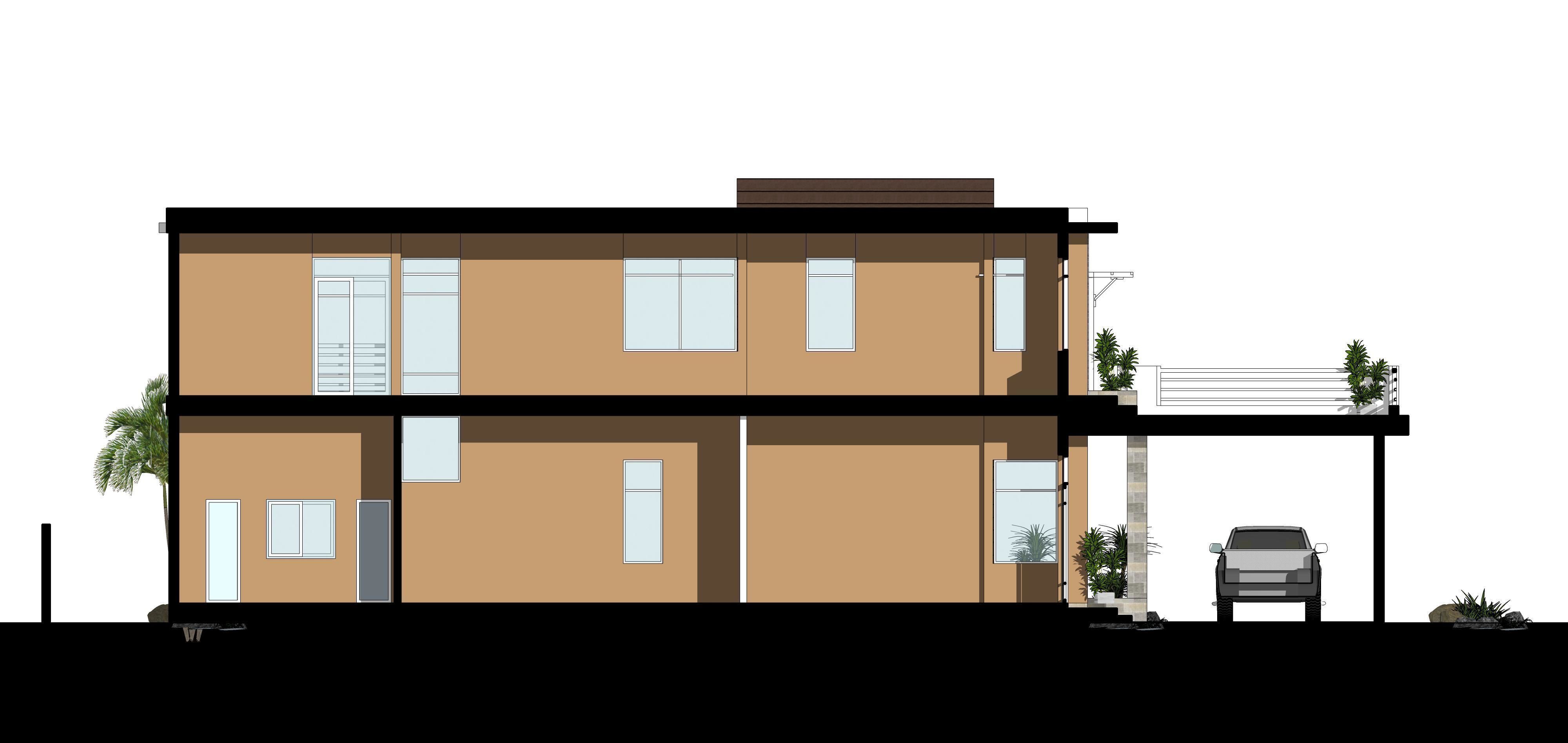 Villa C5 - Sketchup dwg lumion render picture 3D model_26