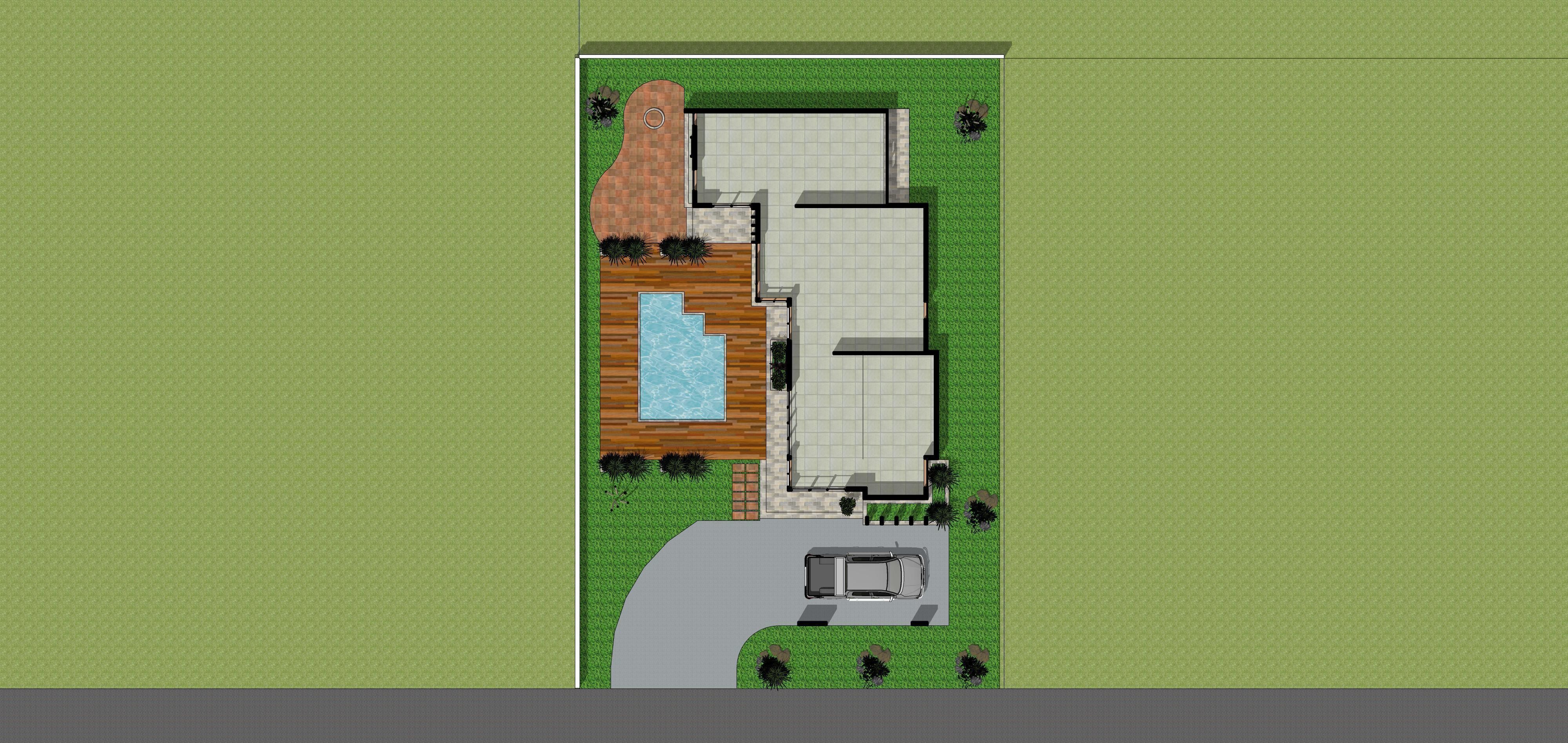 Villa C5 - Sketchup dwg lumion render picture 3D model_28