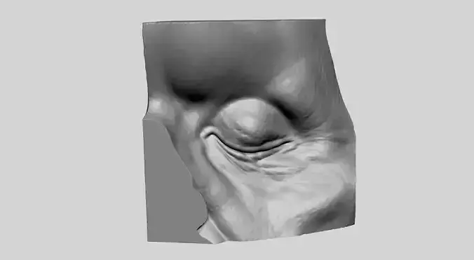 Male Eye v2 3D print model