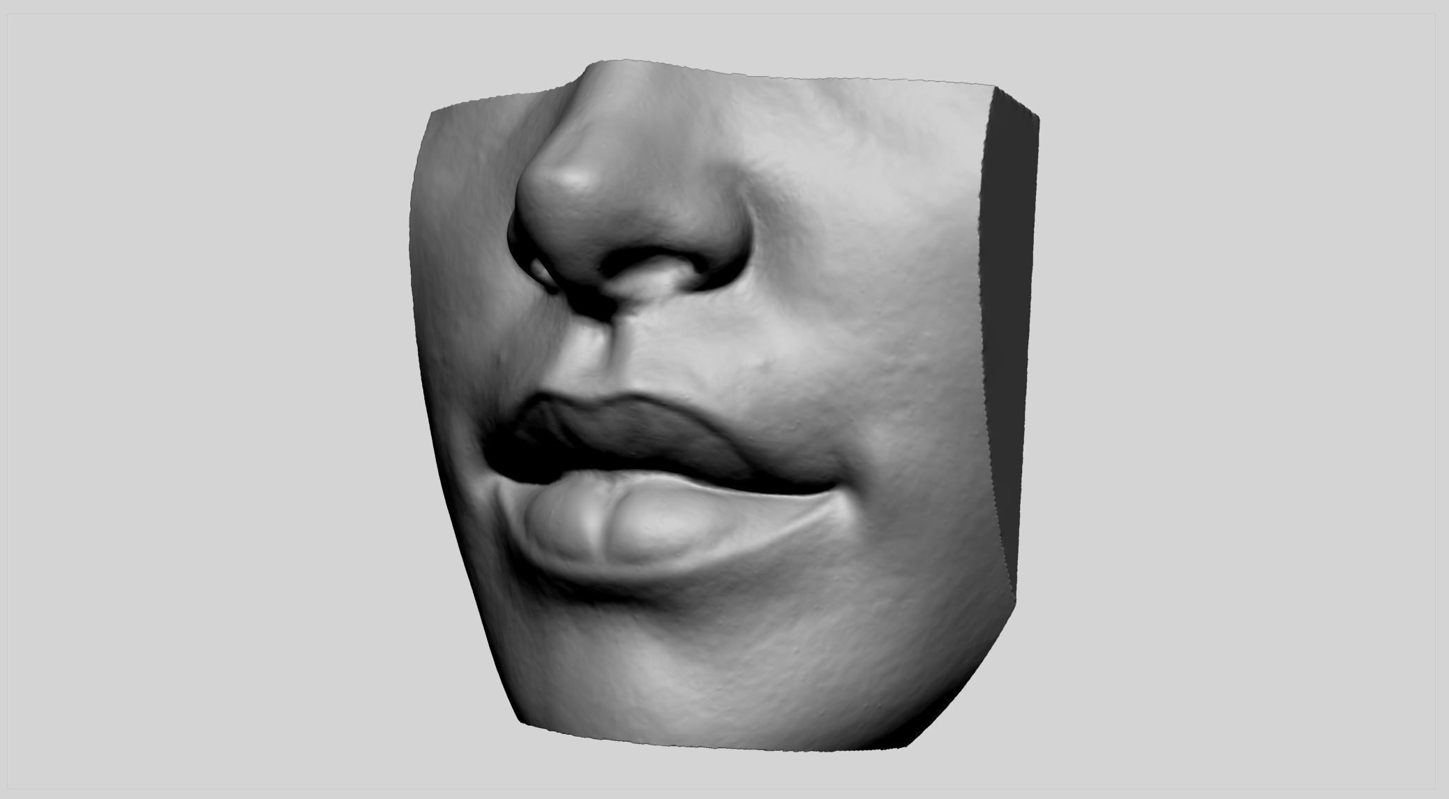 Female Lip v2 3D print model_1