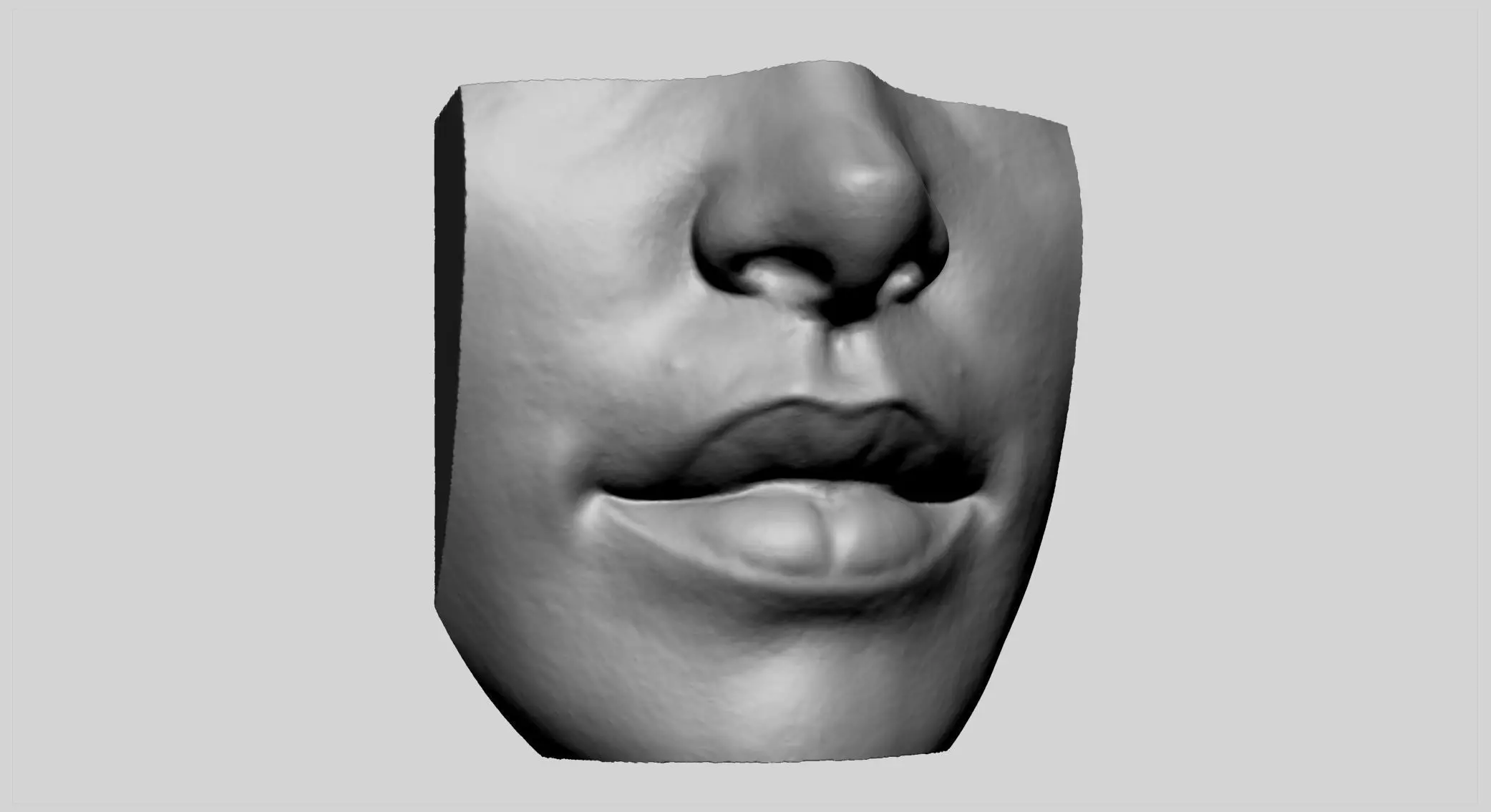 Female Lip v2 3D print model_0