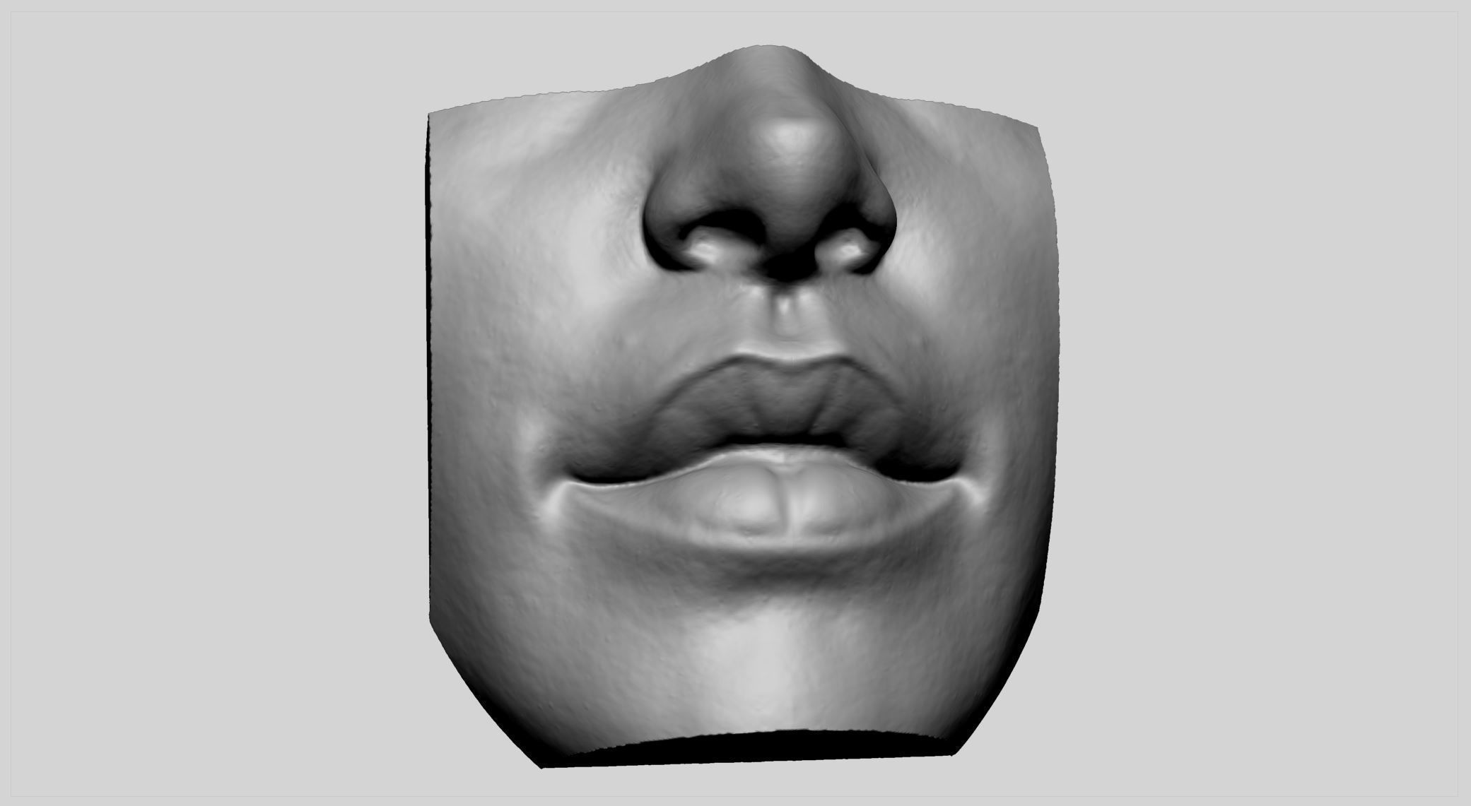 Female Lip v2 3D print model_2