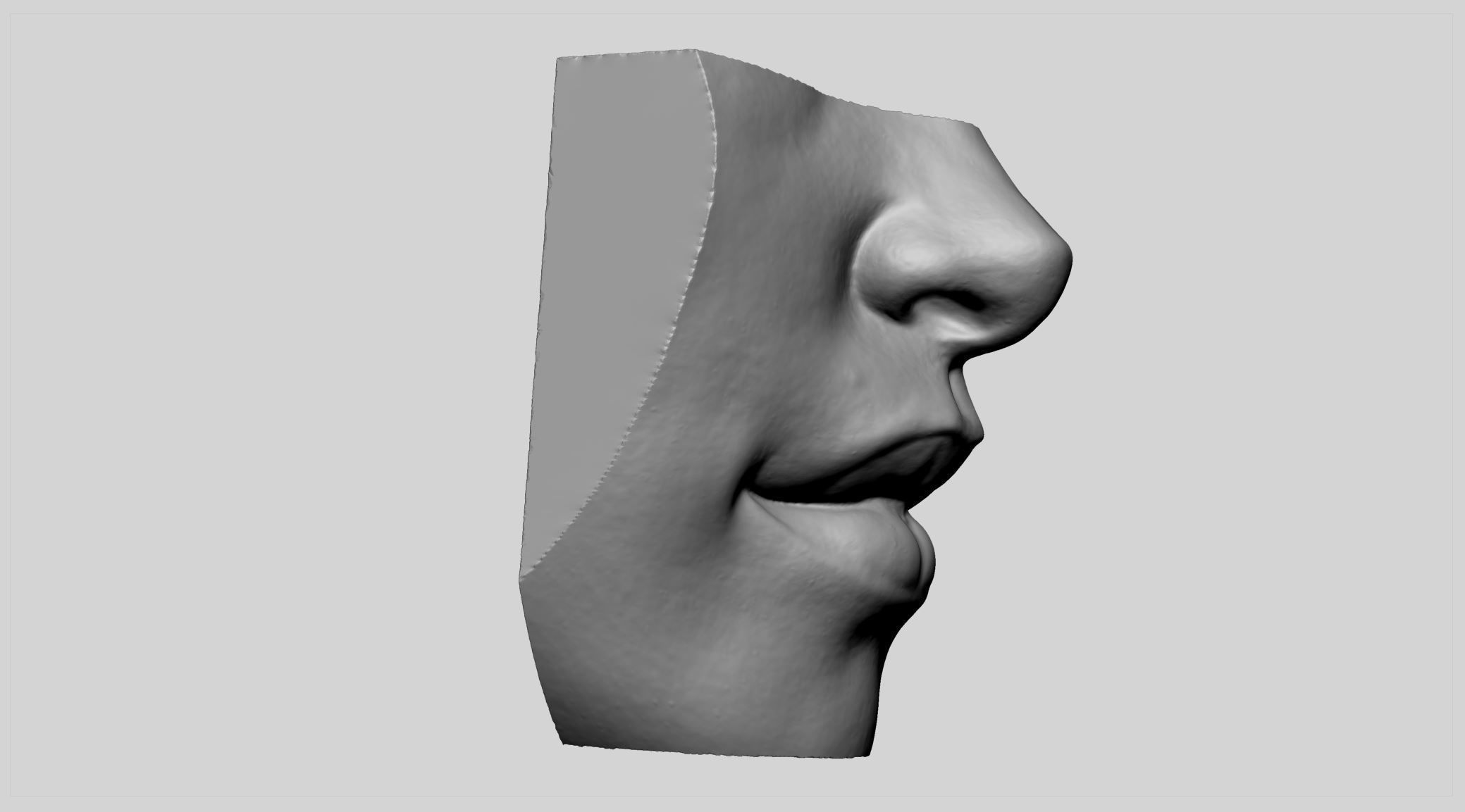 Female Lip v2 3D print model_3