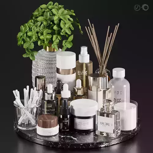 bathroom accessories 05 3D model