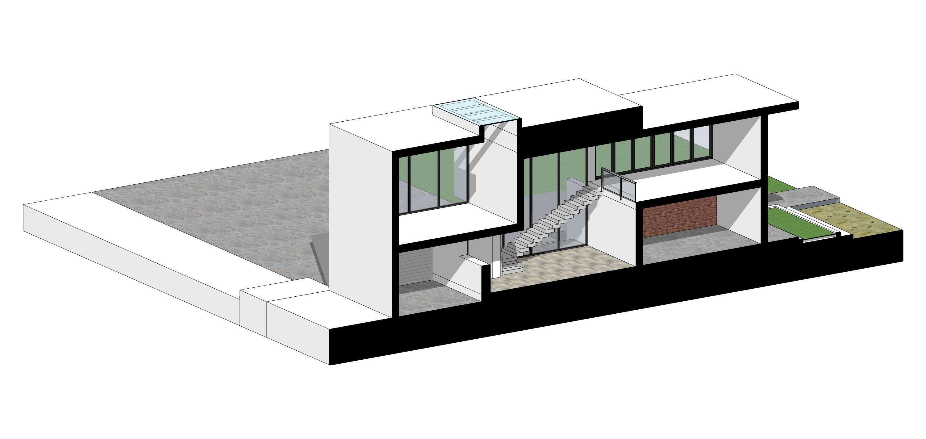 Villa C6 - Sketchup dwg lumion render picture 3D model_27