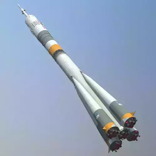 Soyuz FG Rocket 3D model