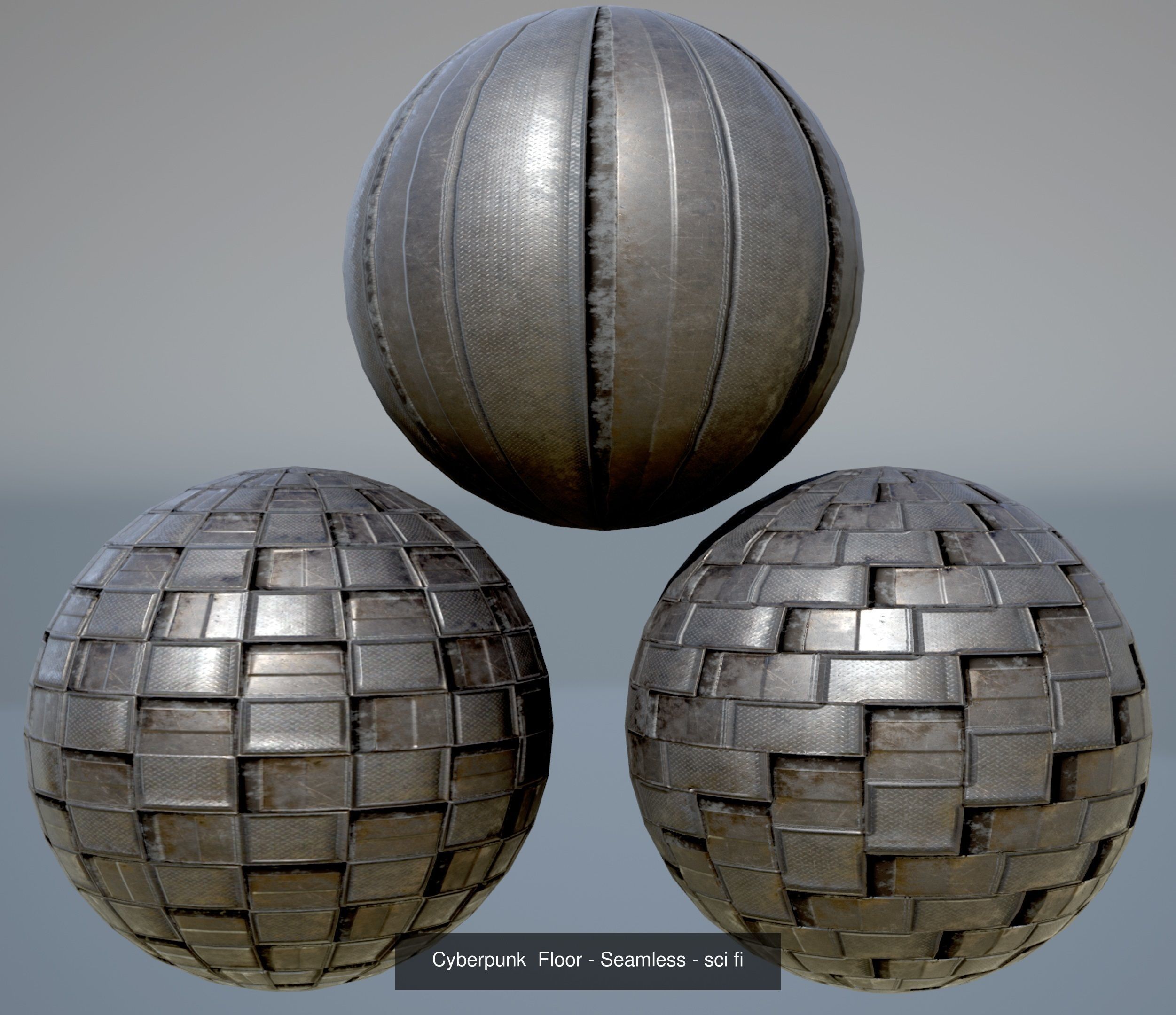 sci-fi  modular building -  cyberpunk construction 3D Model Collection_42