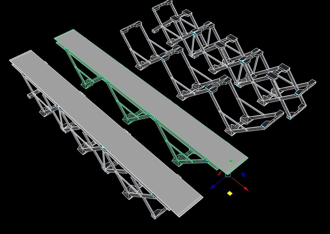sci-fi  modular building -  cyberpunk construction 3D Model Collection_22