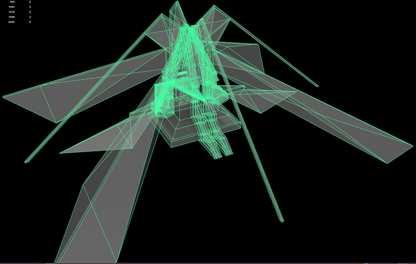 sci-fi  modular building -  cyberpunk construction 3D Model Collection_34