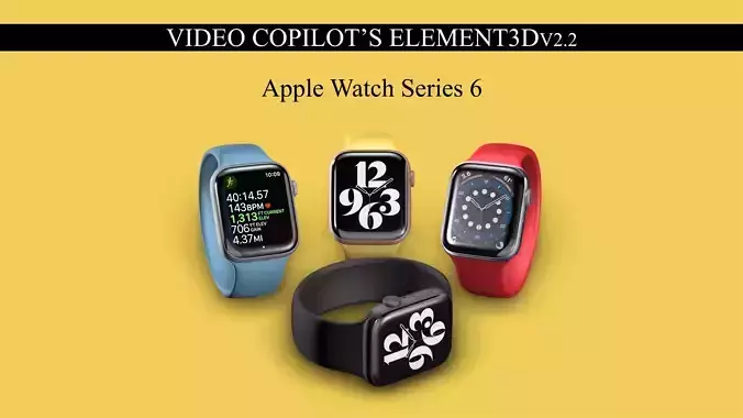Element3D - Apple Watch Series 6 3D model
