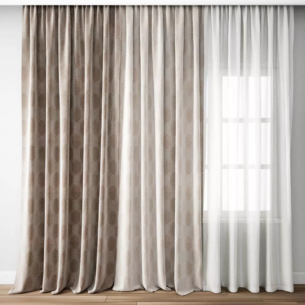 Curtain 147 3D model_0