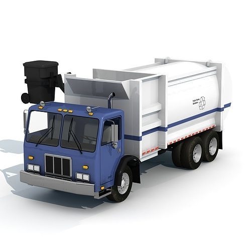 Garbage Truck 3D model
